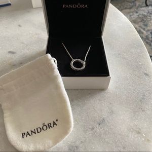 Pandora Circle of Sparkle Necklace